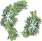 Pack of 2 - Wedding Arch Flowers,Artificial Dusty Blue Flowers Faux Flower Swag